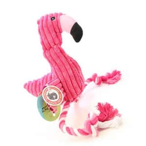 狗玩具 Aduck 毛絨益智發聲潔齒狗狗訓練玩具 QQ紅鶴