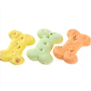 DoggyMan 日本狗零食 低脂健康蔬菜 彩色骨頭型小餅乾 80g (犬用) (圖片3)