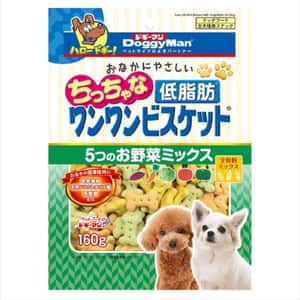DoggyMan 日本狗零食 低脂健康雜菜骨頭餅乾 160g (犬用) (圖片3)