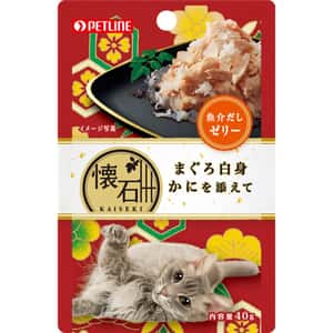 日清 貓罐頭 日本Petline 懷石料理 貓餐包 金槍魚+海鮮+蟹肉 40g (KP2)