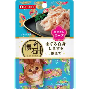 日清 貓罐頭 日本Petline 懷石料理 貓餐包 水分補給 金槍魚+鰹魚 40g (KP6)