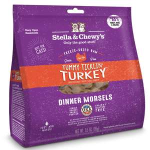 Stella & Chewy's 貓糧 貓乾糧推薦：Stella & Chewy's 貓糧 Dinner Morsels 凍乾生肉主食糧 火雞配方 8oz (SC039-A)