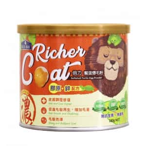 保健用品 BLUE BAY倍力 鱉蛋爆毛粉 Richer Coat 180g (貓犬用) (TW180)