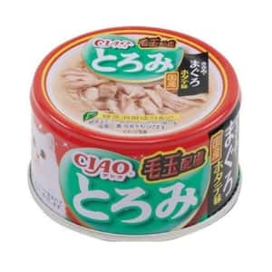 CIAO 貓罐頭 とろみ 毛玉配慮 雞肉金槍魚及扇貝味 80g (紅綠) (A-56) (圖片3)