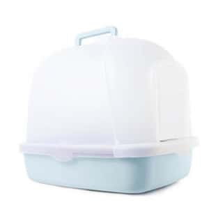 貓砂盆 全封閉式貓砂盆 豆腐貓砂 適用 (顏色隨機)