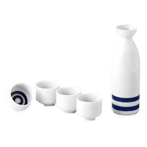 酒杯套裝品配件 日本清酒杯 美濃燒 蛇の目 酒杯酒瓶酒套裝