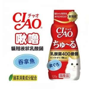 CIAO 貓零食 貓零食 CIAO 貓零食 日本液體乳酸菌 吞拿魚味 120g (紅) (CS-131)