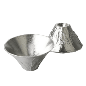 酒品配件 日本清酒杯 能作 富士山小酒盅 錫100％ (501285)