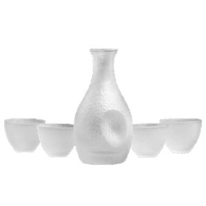 酒杯套裝品配件 日式清酒杯 磨砂酒杯酒瓶套裝 一瓶四杯