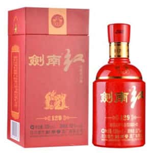 中國白酒 Chinese Liquor 劍南紅 2012 52度 129ml