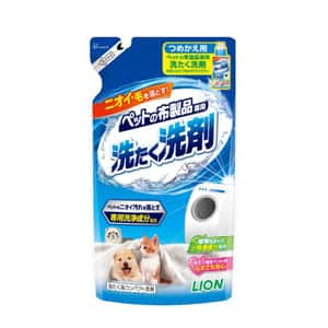 日常用品 日本獅王LION Pet 寵物專用布製品洗滌劑 補充包裝 320g