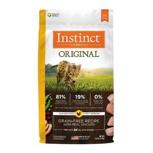 Instinct 本能 貓糧 貓乾糧推薦：Instinct 貓糧 本能 貓糧 無穀物雞肉配方 11lb (658566)