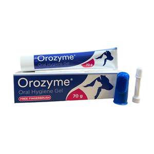 貓犬用清潔美容用品推薦：OROZYME 護齒凝膠連牙刷套裝 Oral Hygiene Gel 70g (cardon037)