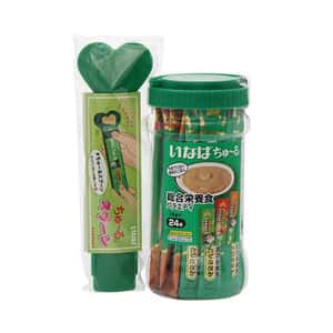 CIAO 狗罐頭 狗濕糧推薦：CIAO 狗零食 日本肉泥餐包 狗狗綜合營養配方 雞肉肉醬 14g 24本罐裝 (停售)