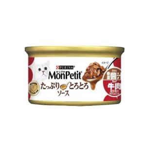 MonPetit 貓罐頭 MonPetit 貓罐頭 至尊系列 香濃醬汁牛肉 85g (紅白) (NE12416252)