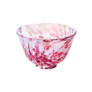 清酒杯品配件 日本清酒杯 津輕びいどろ 櫻吹雪 F-79470