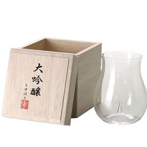 酒品配件 日本松徳硝子 大吟釀 酒器 木箱入 250ml