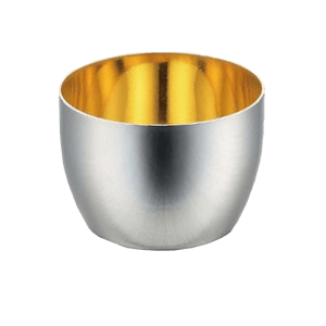 酒品配件 日本清酒杯 新潟縣 燕子 24金不銹鋼清酒杯 100ml (TM-028)