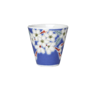 酒品配件 Accessories推薦：日本清酒杯 九谷燒 猪口 櫻 1個入
