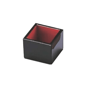 清酒杯品配件 日本清酒杯 枡酒杯 朱天黑 1個入