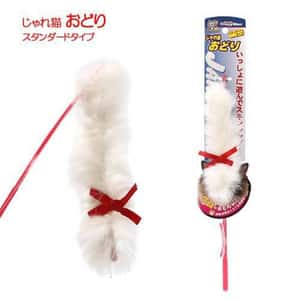 逗貓棒 貓玩具 日本CattyMan 兔毛尾巴逗貓棒