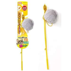 逗貓棒 貓玩具 日本MARUKAN 玩具嚴選 柔軟毛毛球逗貓棒 (CT-471)