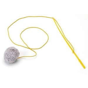 日本MARUKAN 玩具嚴選 柔軟毛毛球逗貓棒 (CT-471) (圖片3)