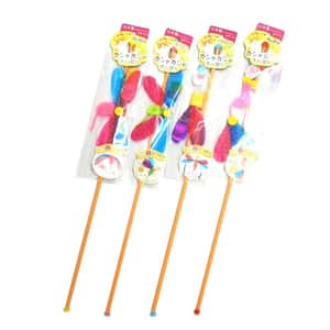 逗貓棒 貓玩具 日本Petz Route 魚竿型逗貓棒 蜻蜓或魚魚 (款式隨機)