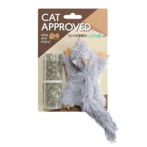 其他 貓玩具 日本SuperCat 超級逗貓玩具配貓薄荷 小老鼠 (灰) (停售)