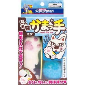 逗貓棒 貓玩具 DoggyMan 日本貓玩具 手指逗貓棒逗貓球 (三色貓) (停售)
