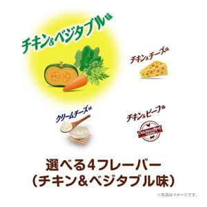 Unicharm 狗零食 日本狗狗魚仔餅 雞肉及蔬菜味 50g (綠) (圖片5)