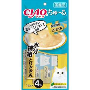CIAO 貓零食 寵物零食推薦：CIAO 肉泥 貓零食 水分補給 雞肉肉醬 14g 4本入 (SC-180)