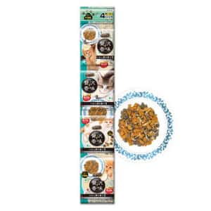 其他 貓零食 日本Yeaster 美食生活貓脆餅 沙丁魚雞肉除便臭配方 40g 4本入 (淺綠) (停售)