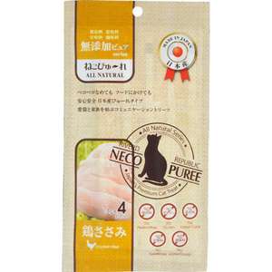 Riverd Republic 貓零食 寵物零食推薦：Riverd Republic 貓貓頂級無添加肉泥 雞肉味 52g (4本) (黃) (CTCJFW0124110)