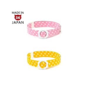 日本和風波點 花花扣 貓貓頸帶 L碼 (顏色隨機) (圖片3)