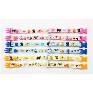 貓頸帶 貓頸圈 日本和風可愛貓圖片 貓貓頸帶 L碼 (顏色隨機)