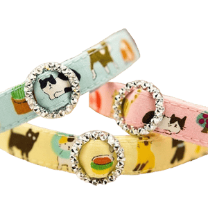 日本和風可愛貓圖片 貓貓頸帶 L碼 (顏色隨機) (圖片3)