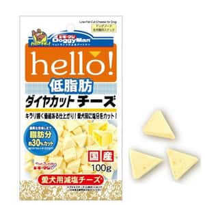 DoggyMan 狗零食 DoggyMan 日本狗零食 Hello 低脂肪健康減鹽芝士粒 100g (犬用)