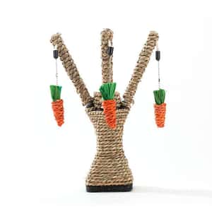 貓抓板 貓爬架 貓玩具 HelloDOG 玩具嚴選 貓抓柱 劍麻樹杈紅蘿蔔