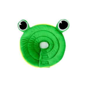 日常用品 寵物超可愛防咬頸圈 大眼青蛙 XL碼