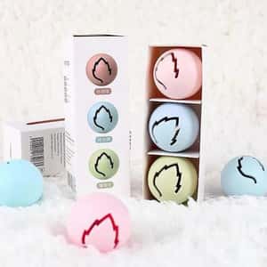 其他 貓玩具 貓咪鈴鐺閃光逗貓球 楓葉