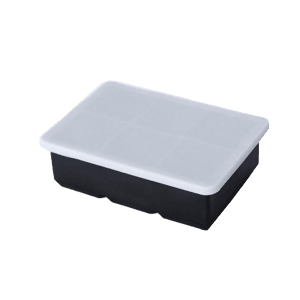 超大粒正方形矽膠冰模 六格 有蓋/無蓋 (款式隨機) (圖片5)