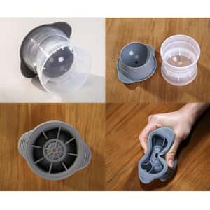 DIY 圓形矽膠冰球模 (顏色隨機) (圖片3)