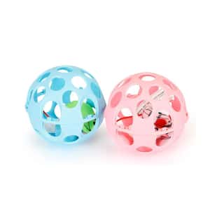 其他 貓玩具 逗貓滾地發聲球 (顏色隨機)