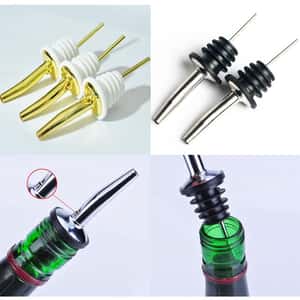 品酒必備 不銹鋼紅酒香檳酒瓶倒酒器 (顏色隨機) (圖片3)