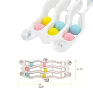 益智趣味 窗台吸盤三層軌道球貓抓玩具 (圖片3)