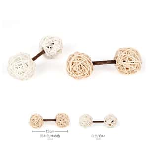 木天蓼 貓草 貓玩具 HelloDOG 玩具嚴選 貓咪木天蓼磨牙健齒逗貓玩具 啞鈴款 (顏色隨機)