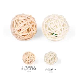 木天蓼 貓草 貓玩具 貓咪木天蓼趣味藤球 (顏色隨機)