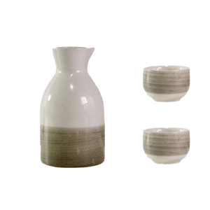 清酒杯 北歐風小清新陶瓷酒杯酒瓶套裝 一瓶兩杯 (茶啡色) (圖片3)