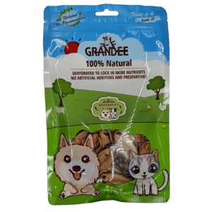 GRANDEE 貓零食 寵物零食推薦：GRANDEE 香港製造 天然風乾小食 紐西蘭原粒青口 50g (貓犬用) (GD/15-50)
